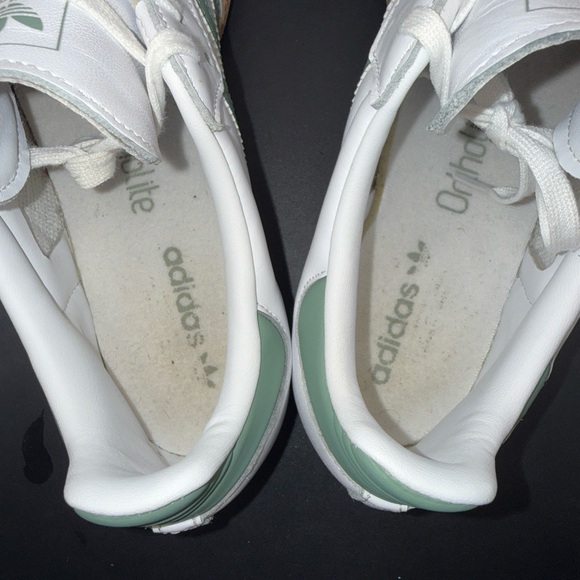 Size 6Y - Adidas Samba OG J ‘White Silver Green’, JP5479, Very Clean, No OG Box! - Picture 4 of 10